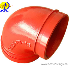 UL &amp; FM Aprovado 90 Graus Grooved Elbow